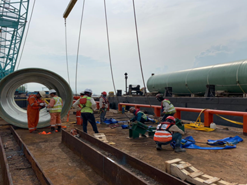 02 Large Pipeline Section Jointing and Preparation